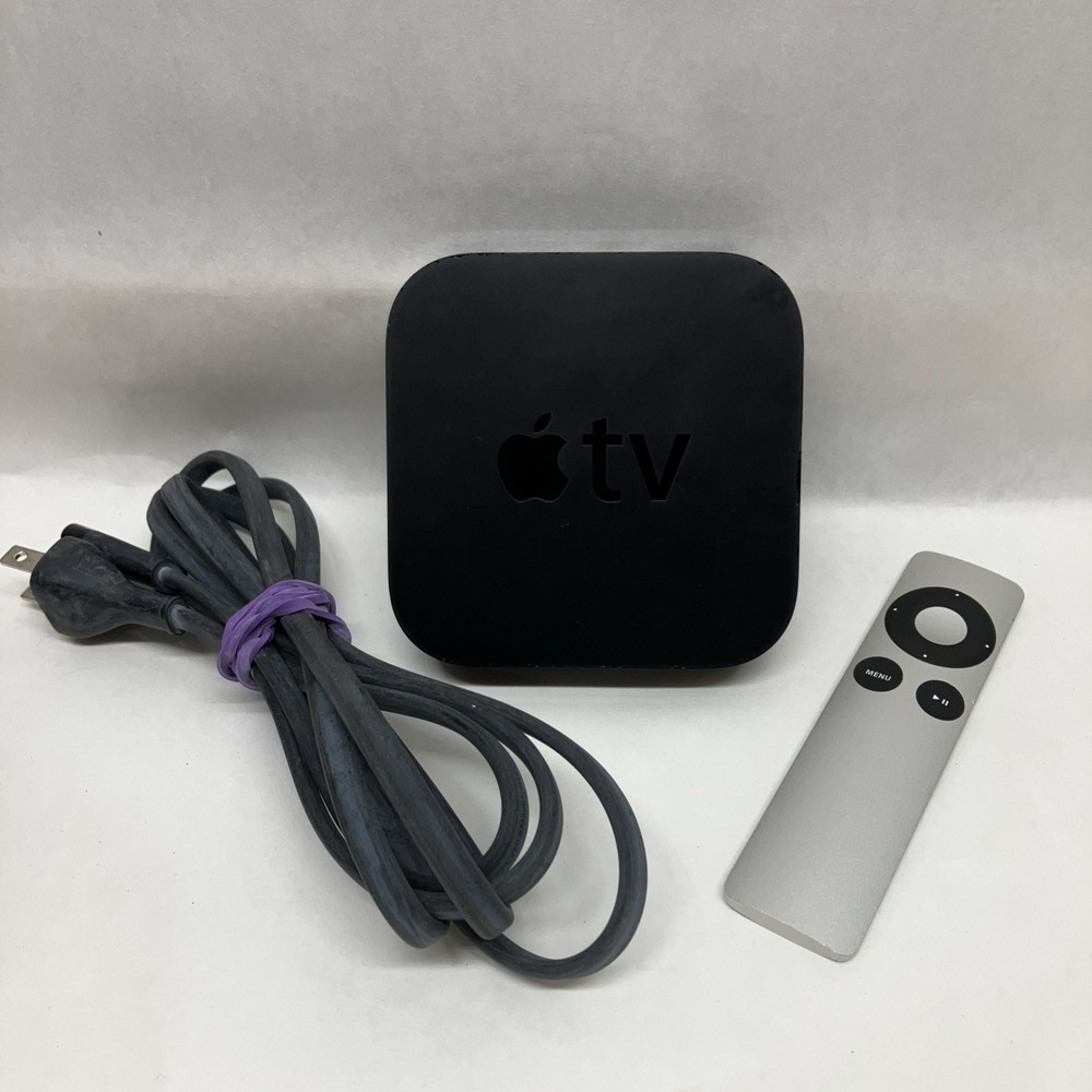 Apple TV 3rd Gen 8GB HD Media Streamer A1469 w/ Remote Control & Power Cord