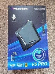vSeeBox V5 PRO Android 12 OTT Media Box 4GB RAM 32GB Storage 8K HDR WiFi – Used