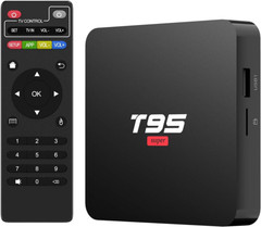 Android TV Box 10.0, T95 Super 2GB RAM 16GB ROM BLACK