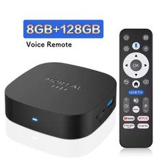 2026 New Android TV Box T1+ Rockchip RK3518 Android 16 8GB RAM 128GB ROM WiFi US