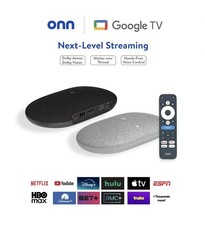 Onn 4k Pro Streaming Device, Google Tv With Gemini (NEW 2026 Model). 32GB Stora