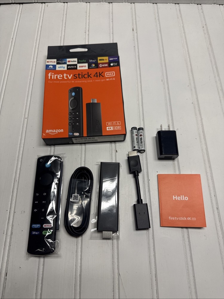 Amazon Fire TV Stick 4K Max Media Streamer – Black** New **
