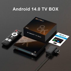 H96 Max M9S Android 14 TV Box RK3576 8G 128G WiFi6 1000M 8K AV1 H.265 HDR TV Box