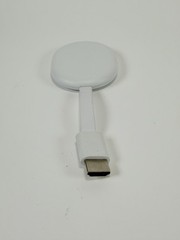 Google Chromecast with Google TV HD G454V Streaming Device White Unit Only