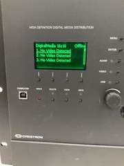 Crestron DM-MD16X16 high definition digital media distribution With Cards