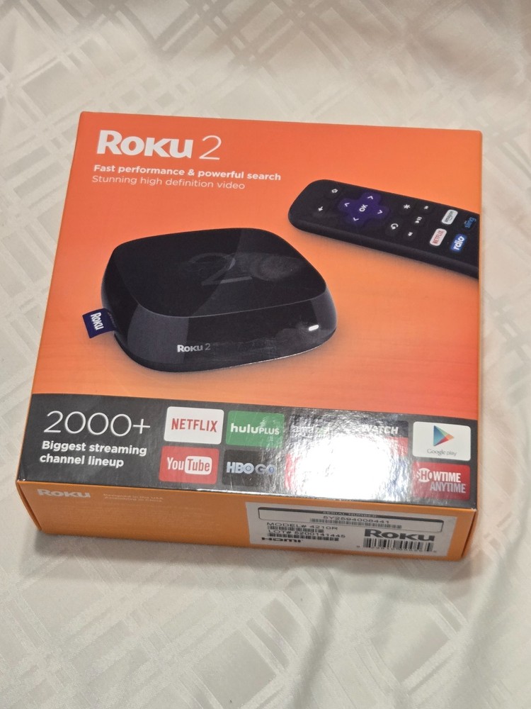 Roku 2 Network Audio/Video Player – Wireless LAN – Black – Dolby Digital 5.1 – I