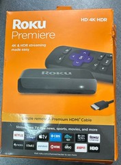 Roku 3920R Premiere HD/4K/HDR Streaming Media Player and Remote