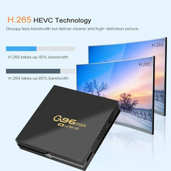 Q96 Max TV Box Android 15.0 Allwinner H313 Quad Core 8G Support HD 4K H.265 Wifi