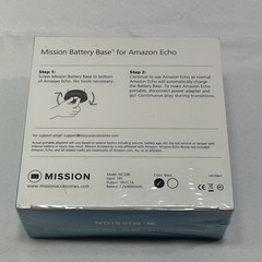 Made For Amazon, Battery Base for Echo (4th generation) Black – New Sealed NIP