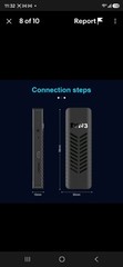 TV Android Stick TVR3-S 4K Video Wifi 2.4G