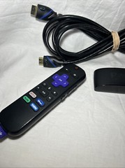 Roku Express 4K+ 3941X Streaming Media Player w/ Remote + HDMI + AC Adapter