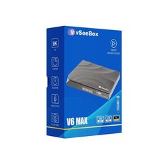 vSeeBox V6 MAX Certified Distributor/ Fast Ship 8K Android Streaming TV Box
