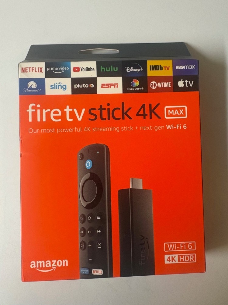 NEW Amazon Fire TV Stick 4K Max 2nd Gen 16GB, Wi-Fi 6 Model w/ Alexa Remote
