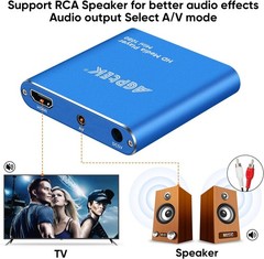 HDMI Media Player, Blue Mini 1080p Full-HD Ultra HDMI MP4 Player for -MKVRM MP4
