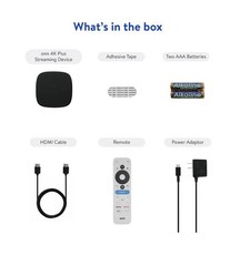 onn 4K Plus Streaming Device, Google TV – Ultra-fast Streaming, Stunning 4K UHD