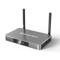 SuperBOX S6 BLACK GRAY Ultra TV BOX Android Voice Remote Control Fast Ship USA