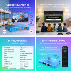 SuperBox S6 Max Android TV Box + Gift bag – Certified Seller – Free USA Shipping