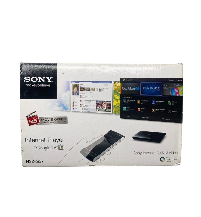 Sony NSZ-GS7 Google TV Internet Player Media Streamer with Universal Remote NEW