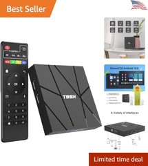Smart Android TV Box 10.0 – 6K Ultra HD – Quad-core – 2.4G WiFi – 2022 Upgrade