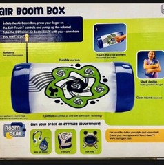 Room Gear Air Boom Box Inflatable with FM Radio Touch Sensitive Controls