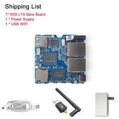 NanoPi R3S Router Dual-Gbps Ethernet Ports Rockchip RK3566 SoC 2GB LPDDR4X Devel