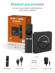 Android Smart TV Box 8K Dual Wifi 2GB 8GB Media Player