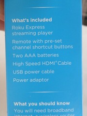 New Roku Express HD Streaming Device with HDMI Cable & Remote – Black (3930R)