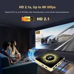 X96 X10 8K Android 11.0 TV Box S928X 4G 32G/64G WiFi6 1000M BT5.2 H.265 HDR Box
