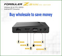Formuler Z11 Pro Max Android 11 Wireless AX 2×2 Gigabit LAN 4GB Ram 32GB ROM 4K
