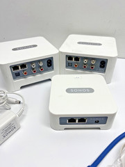 Mixed Lot of 3 Sonos. Connect/Zone/Bridge. 1st Gen. Untested