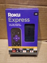 2021 ROKU MEDIA STREAMER PLAYER WI-FI HD #3930R HDMI WORKS W/HEY GOOGLE NEW