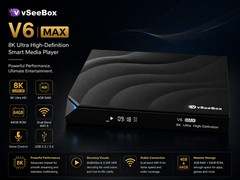 Vseebox V6 Max Version Voice Control, 4GB RAM, 64GB 8K HDMI, Android 14,