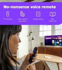 Roku 3840S2 Streamer HD Media Player w/ Voice Remote – 2025 Model