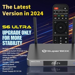 SuperBox S6 Ultra Android TV Box | Authorized Distributor Free backlit keyboard