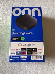 onn 4K Streaming Device, Google TV – Fast Streaming, Ultra HD, 8GB Storage, 2GB