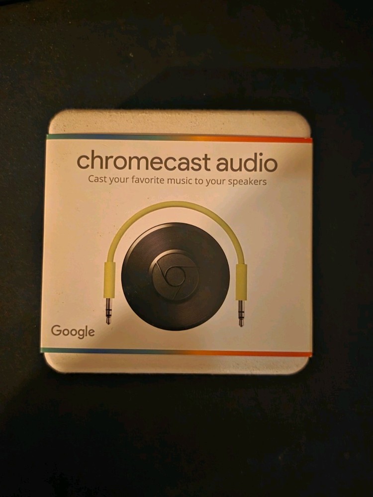 Google Chromecast Audio Media Streamer (RUX-J42) NEW Sealed