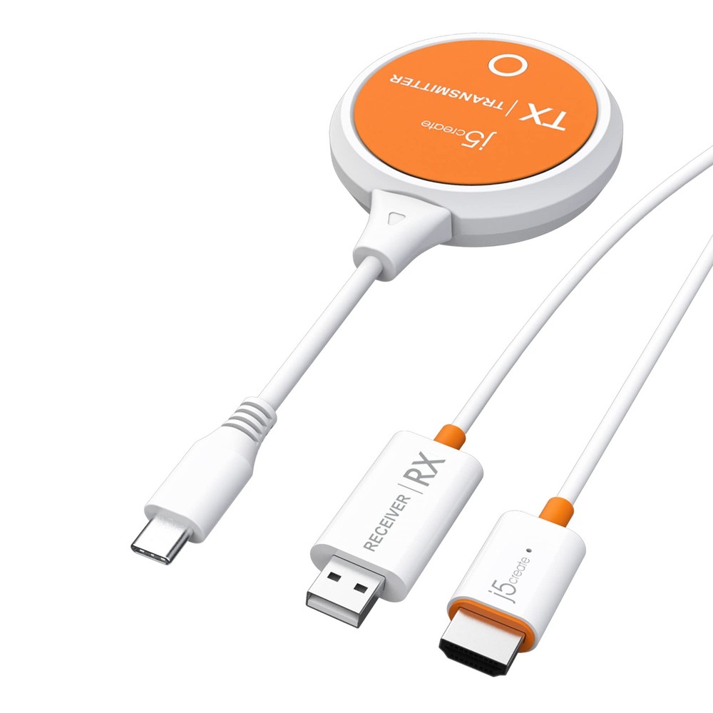J5Create Screencast Usb-C To Hdmi Wireless Display Transmitter And Receiver