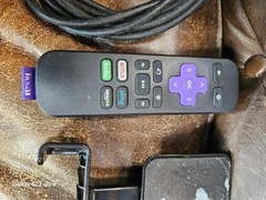 Roku 3900x Express HD Streaming Player w/ HOLDER AND LONG HDMI CABLE – Black