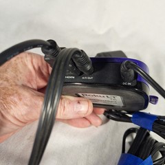 Roku LT 2nd Gen Media Streamer 2400X No Remote Purple Untested AV HDMI Cables