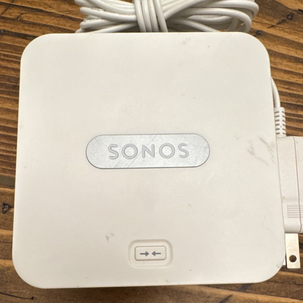 Sonos Bridge BR000 Wireless Router Bridge Box Media Streamer, White, Ethernet