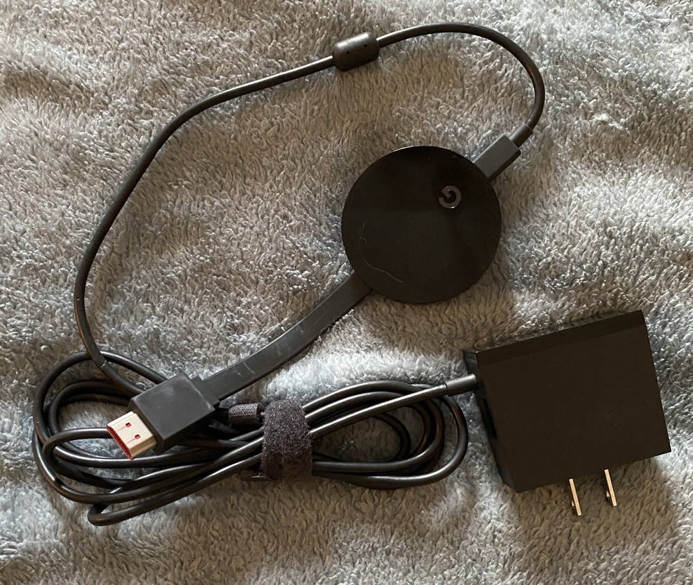 Google Chromecast Ultra 4k Streaming Device W/ Power Adapter