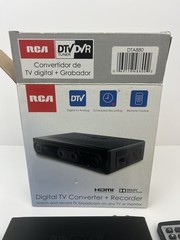 RCA Digital TV Converter Recorder DTA880 HDMI Complete W/ Remote, AV Cables