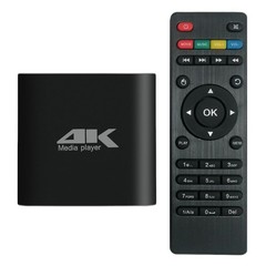 COSOWELL 4K Media Player for USB Drive & MicroSD, Ultra HD Digital Black