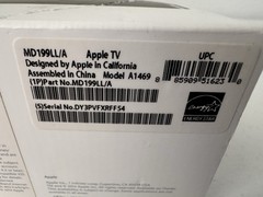 Apple TV 3rd Gen A1469 MD199LL/A Open Box New Sealed Box Damaged