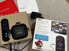 Roku 3 Model 4200X Streaming Player, Excellent Condition w Remote, New Batteries