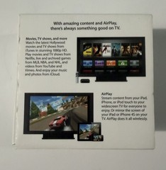 Apple TV (3rd Gen) Model A1469 w/ Remote & Power Cable