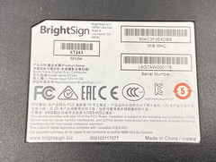 LOT OF 3 BrightSign XT243 Standard I/O Media Player