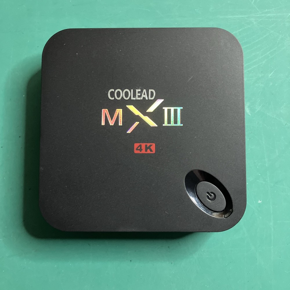 Android Coolead MXIII 4K Quad Core TV Box. Black. No Remote or Power Adapter. VG