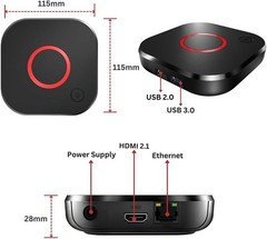 MAG544w3 TV Set-Top Box – 4K HDR TV Streaming Device with Amlogic S905Y4 Chipset