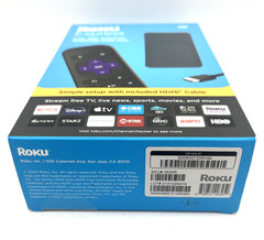 Roku Express HD 3930R Streaming Made Easy Black NEW SEALED 829610003252